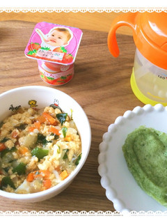 "離乳食後期" 卵を使った簡単離乳食♪-レシピのメイン写真