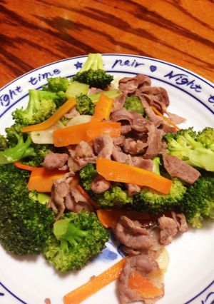 豚肉➕ブロッコリーの炒めもの-レシピのメイン写真