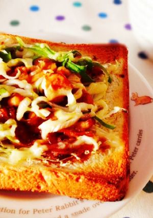 照り焼きチキントースト♡-レシピのメイン写真