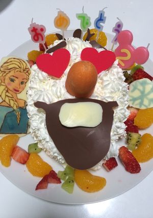 オラフケーキ-レシピのメイン写真