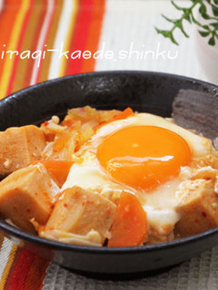 節約!甘辛じゅわ~*高野豆腐のキムチ煮-レシピのメイン写真