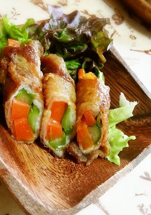 我が家の簡単☆肉巻き-レシピのメイン写真