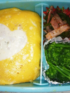 オムライス(弁当)-レシピのメイン写真