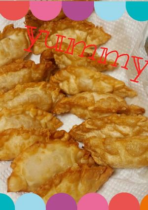 えびとチーズとコーンの揚げ餃子-レシピのメイン写真
