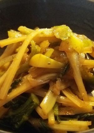 残ったもので！ウドの皮のきんぴら-レシピのメイン写真