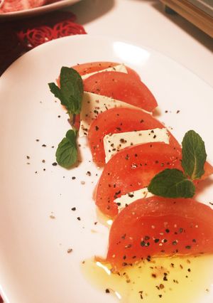 おしゃれ！あるもので『カプレーゼ風 』-レシピのメイン写真