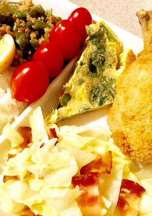 キャベツとベーコンだけ大蒜醤油炒め-レシピのメイン写真