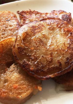 しょっぱい大根の煮物を大根もちへ-レシピのメイン写真