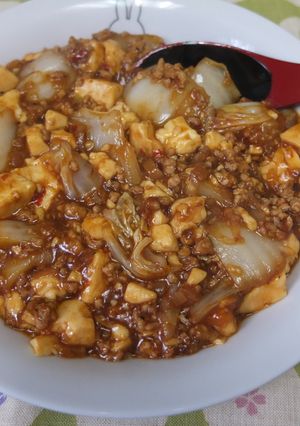 花椒香る白菜入り麻婆豆腐-レシピのメイン写真