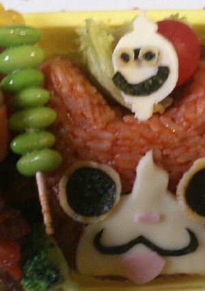 ｼﾞﾊﾞﾆｬﾝのキャラ弁当-レシピのメイン写真