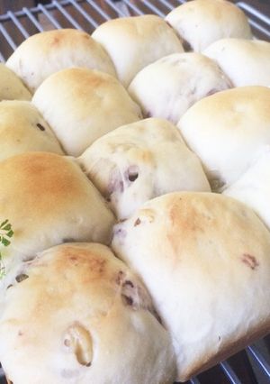 手捏ね☆ドライフルーツ&チーズちぎりパン-レシピのメイン写真