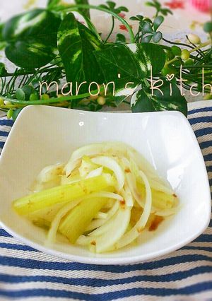 セロリと新玉ねぎのしゃきしゃきサラダ-レシピのメイン写真
