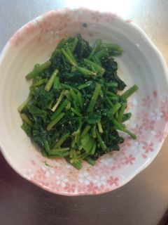 ささっと、ほうれん草の和え物-レシピのメイン写真