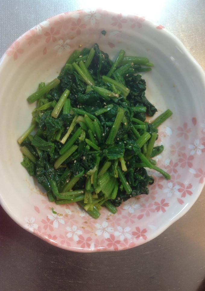 ささっと、ほうれん草の和え物-レシピのメイン写真