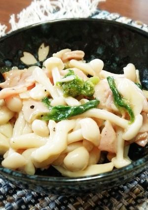 春の味♪シメジ・ベーコンのバターソテー-レシピのメイン写真