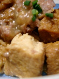 厚揚げのそぼろ煮-レシピのメイン写真