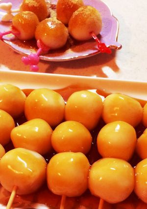モチモチきな粉餅& みたらし団子〜。-レシピのメイン写真