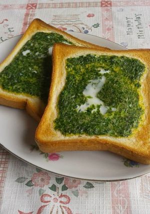 ふんわり磯の香り★エッグトースト-レシピのメイン写真