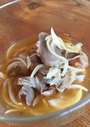 新玉ねぎと砂肝のポン酢和え-レシピのメイン写真