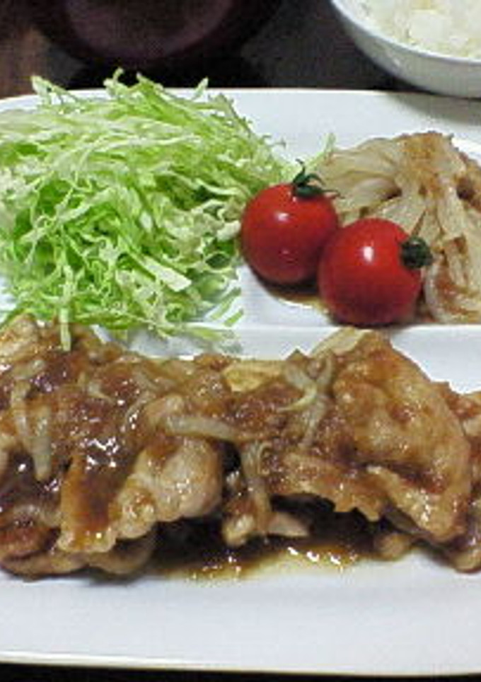 定食屋さんみたいな生姜焼き-レシピのメイン写真