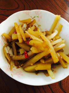 たっぷり食物繊維!ヤーコンのきんぴら♩-レシピのメイン写真