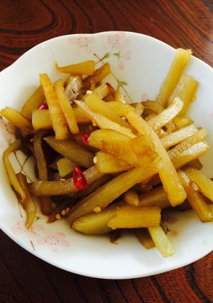 たっぷり食物繊維！ヤーコンのきんぴら♩-レシピのメイン写真
