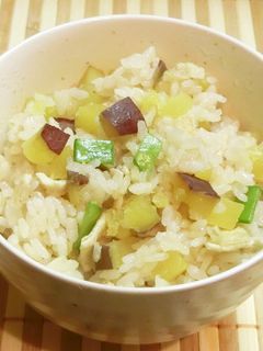 さつま芋の炊き込みご飯-レシピのメイン写真