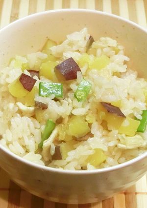 さつま芋の炊き込みご飯-レシピのメイン写真