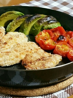 魚焼きグリルでダイエット用チキンカツ-レシピのメイン写真