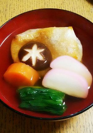 ドラマ‘デート’藪下家のお雑煮-レシピのメイン写真