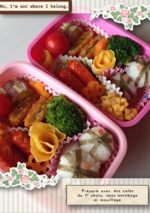 簡単♡春♡花手毬弁当♡-レシピのメイン写真