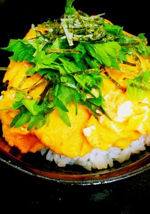 簡単っ明太玉子丼っ-レシピのメイン写真