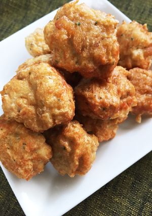 鶏むね肉！レモンとバジルの香味揚げ-レシピのメイン写真