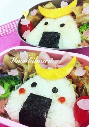 ゆるキャラ 宮城 むすび丸 キャラ弁-レシピのメイン写真