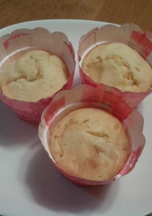 リンゴとクリームチーズのカップケーキ-レシピのメイン写真