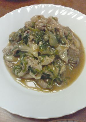 青ネギソースの豚肉炒め-レシピのメイン写真
