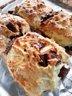 ヨーグルトとHMで簡単ふかふかチョコパン-レシピのメイン写真