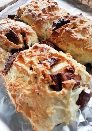 ヨーグルトとHMで簡単ふかふかチョコパン-レシピのメイン写真