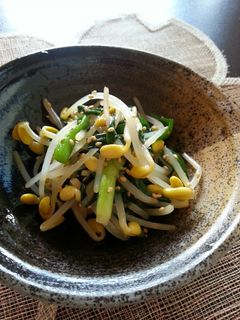豆もやし・ニラの和え物-レシピのメイン写真