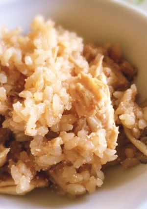 鶏ハムと鶏皮ポン酢と炊き込みごはん-レシピのメイン写真