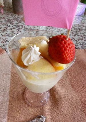 子供が作った　フルーツパフェ(*^^*)-レシピのメイン写真