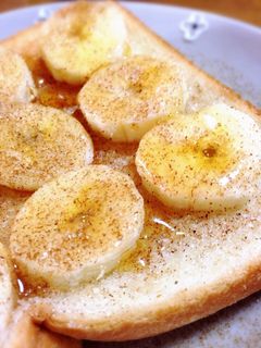 ココナッツオイルでバナナシナモントースト-レシピのメイン写真