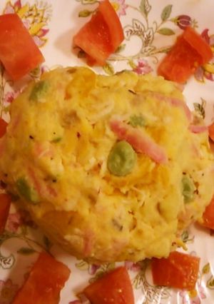 漬け物と豆入り春のポテトサラダ-レシピのメイン写真