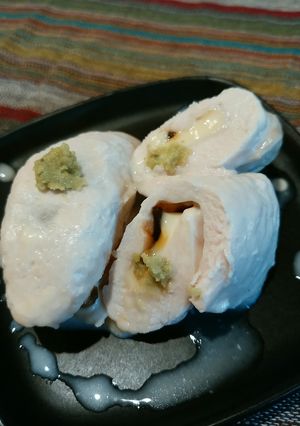 わさびが決め手!むね肉の昆布チーズロール-レシピのメイン写真