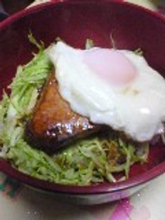 かじきのロコモコ丼♪-レシピのメイン写真
