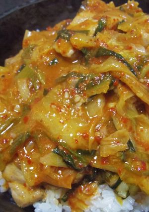 子どもも食べれる豚キムチ♡丼にも変身♪-レシピのメイン写真
