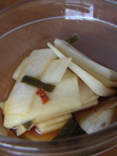 大根の皮漬け-レシピのメイン写真