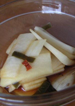 大根の皮漬け-レシピのメイン写真