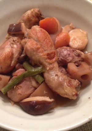 骨付き鶏で筑前煮-レシピのメイン写真