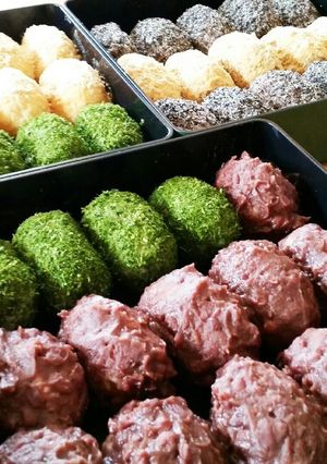 ○●赤飯おはぎ&里芋おはぎ●○-レシピのメイン写真